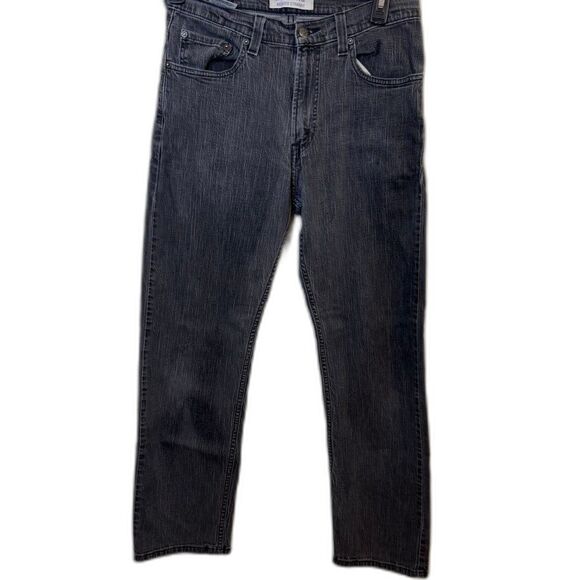 Levi's 559 Men's Jeans Black Denim Relaxed Straight Tag 32x32 - Picture 1 of 10